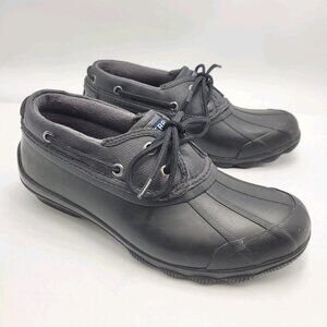 Sperry Top Sider Womens Duckling Boots Waterproof Rubber Rain Size 7 Duck Shoe